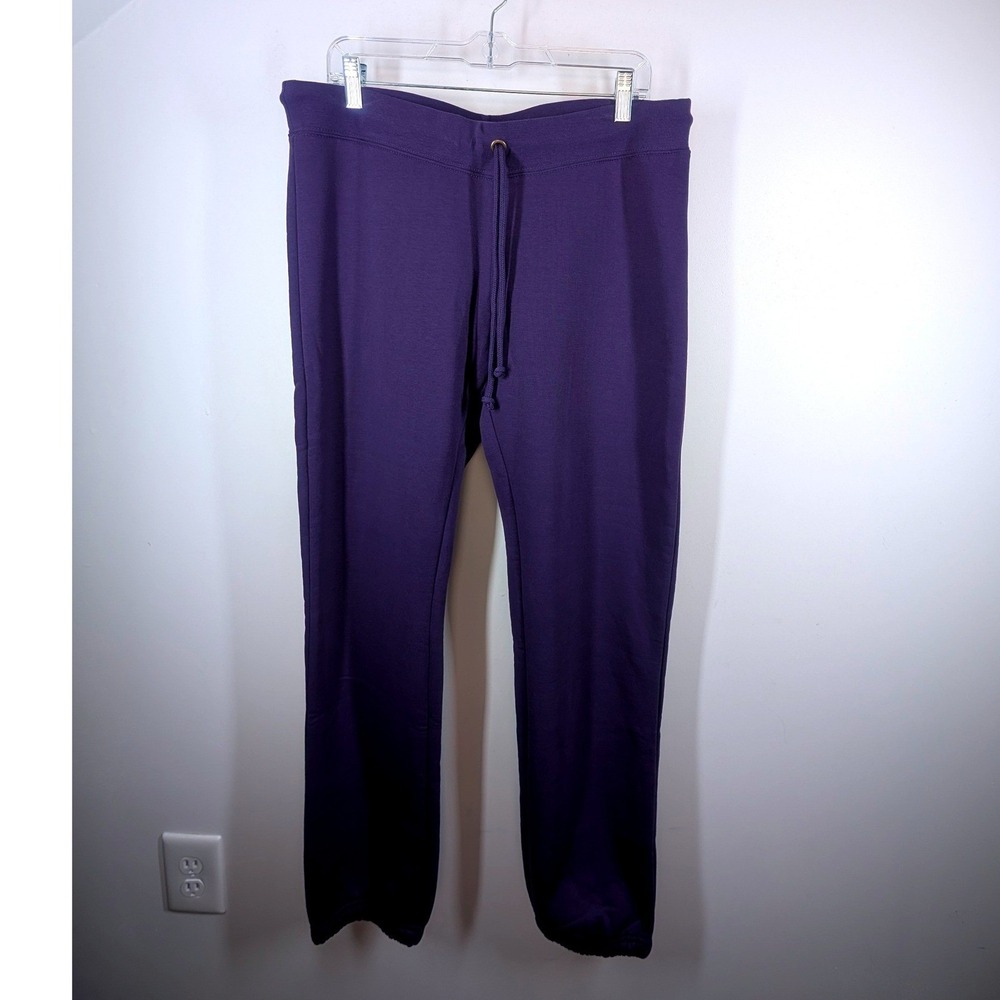Fox Unisex Live Purple Drawstring Jogger Sweatpants Long Size 3 LW15-6100 NEW - Picture 2 of 8